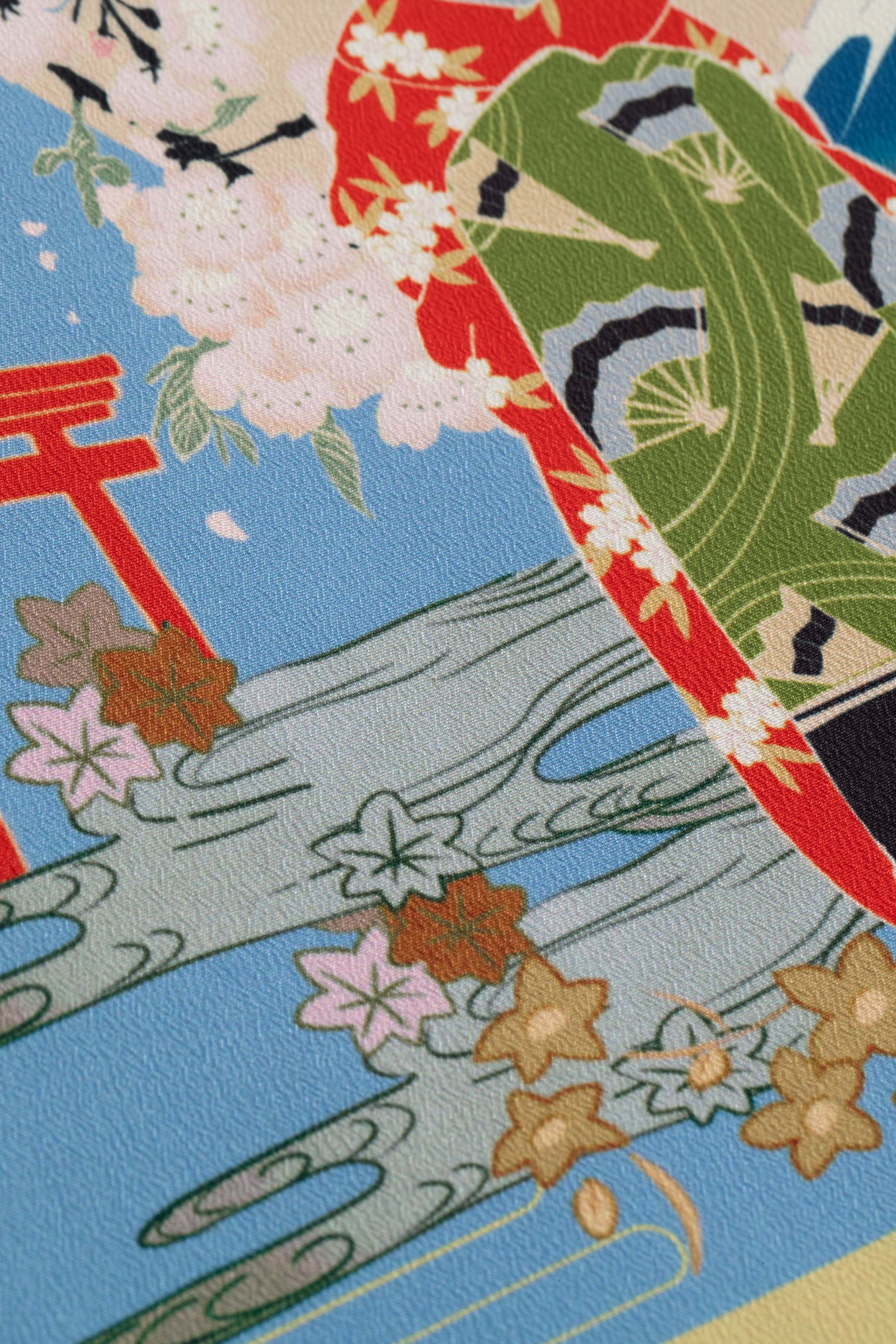 KUROMONTSUKI HAORI - Maiko, Fuji