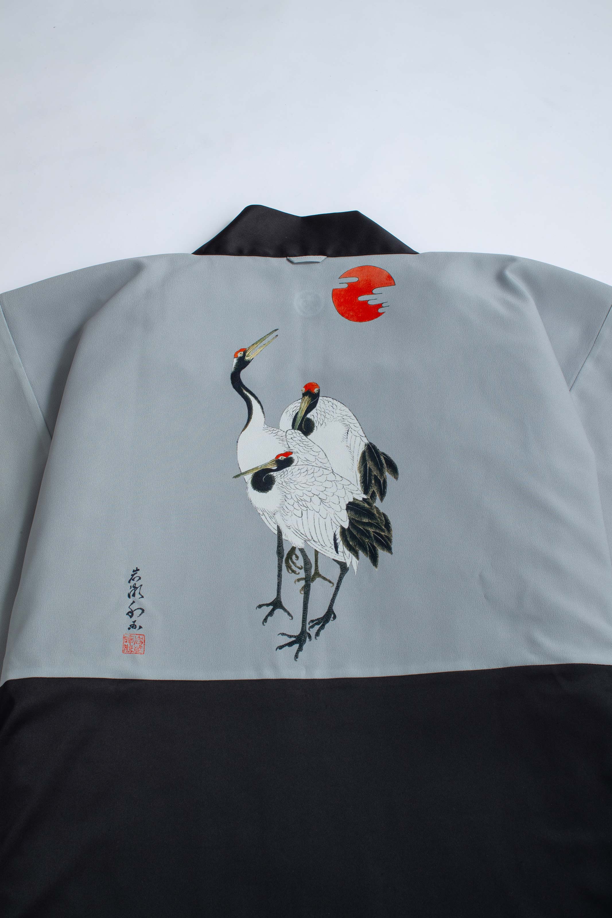 KUROMONTSUKI HAORI - Tsuru, Tsuki