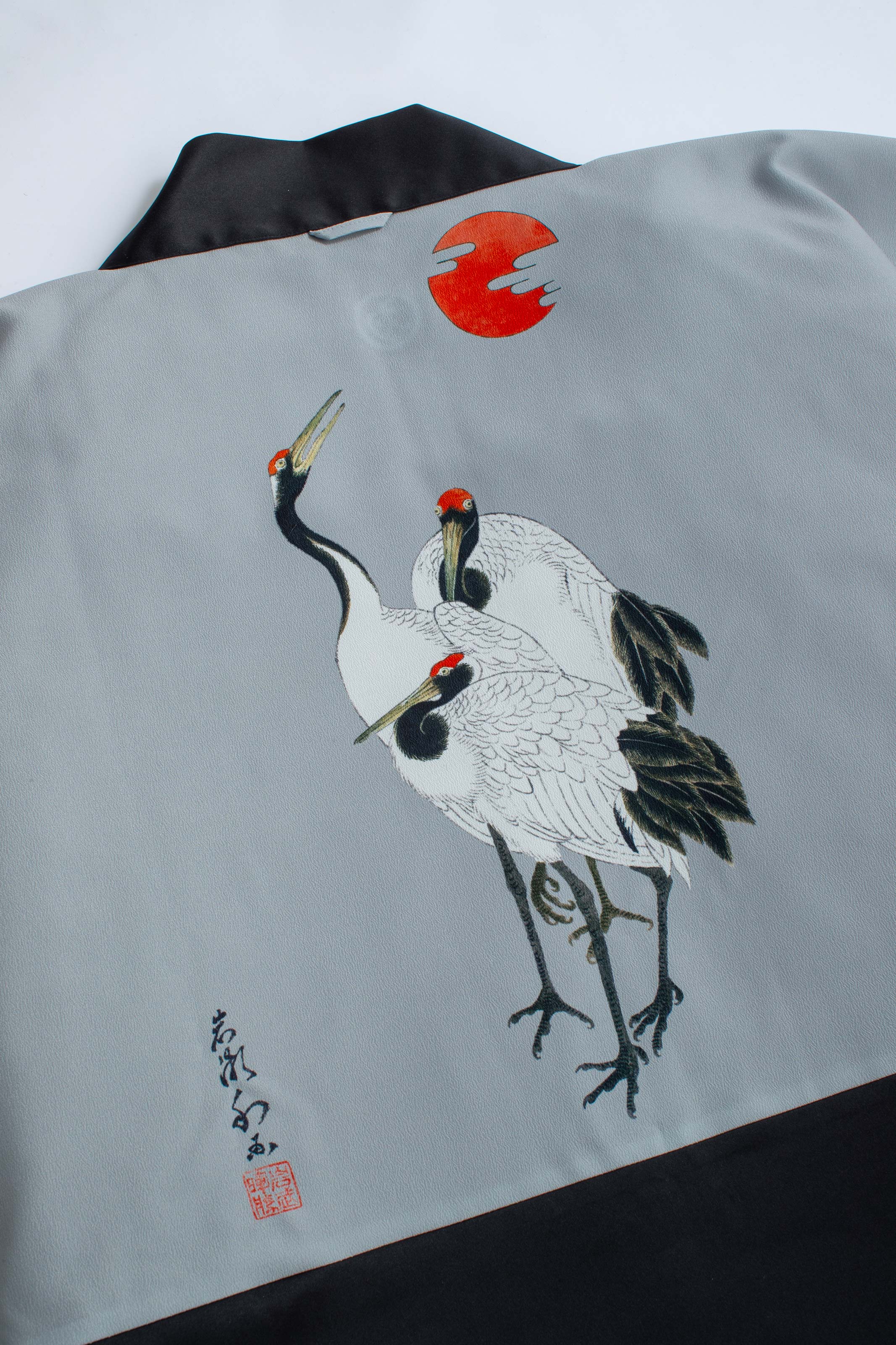 KUROMONTSUKI HAORI - Tsuru, Tsuki