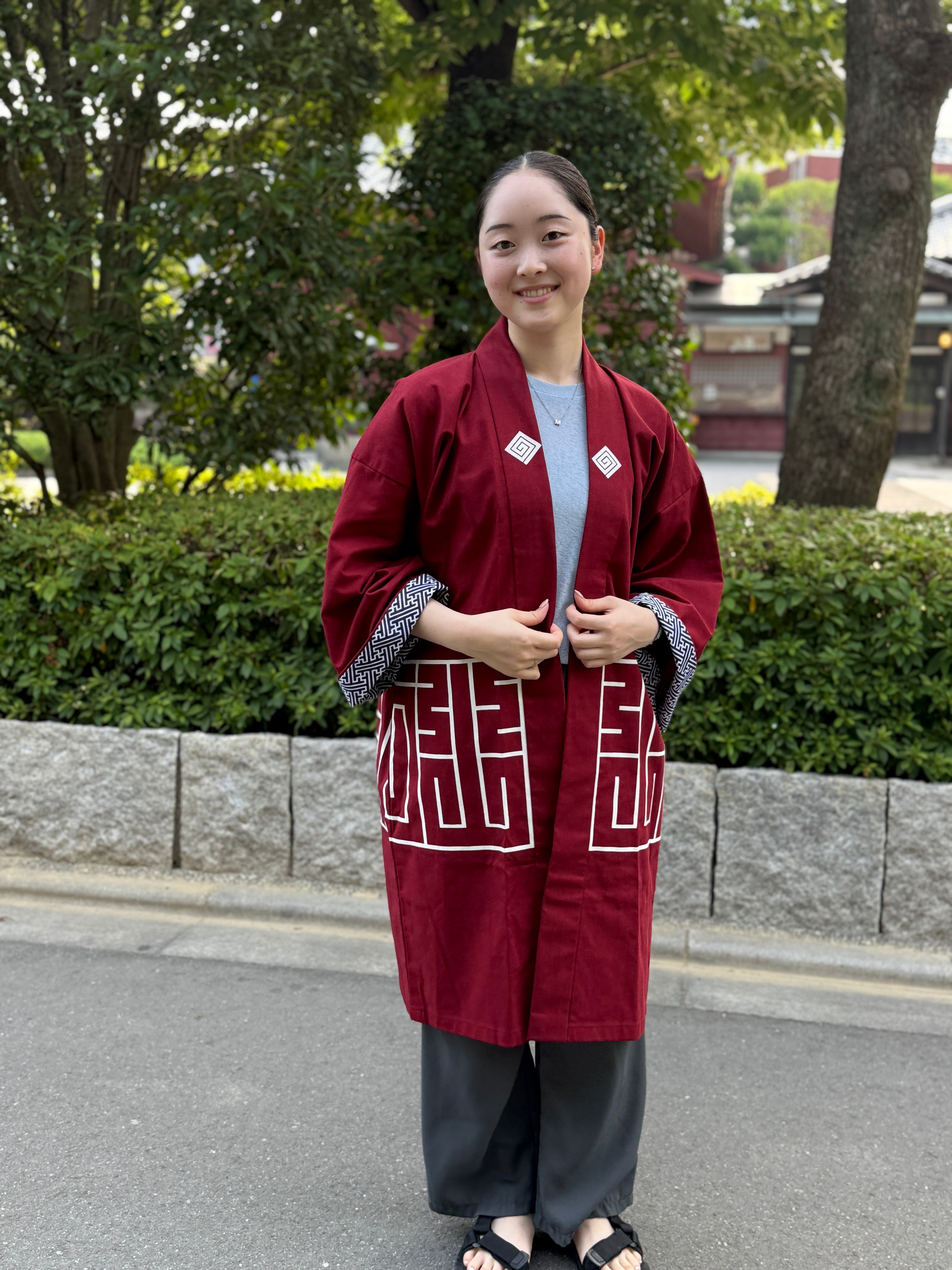 CAT -LIGHTNING SPEED- SHIRUSHI-ZOME HANTEN JACKET/ ENJI / 猫 -電光石火- 印染半纏