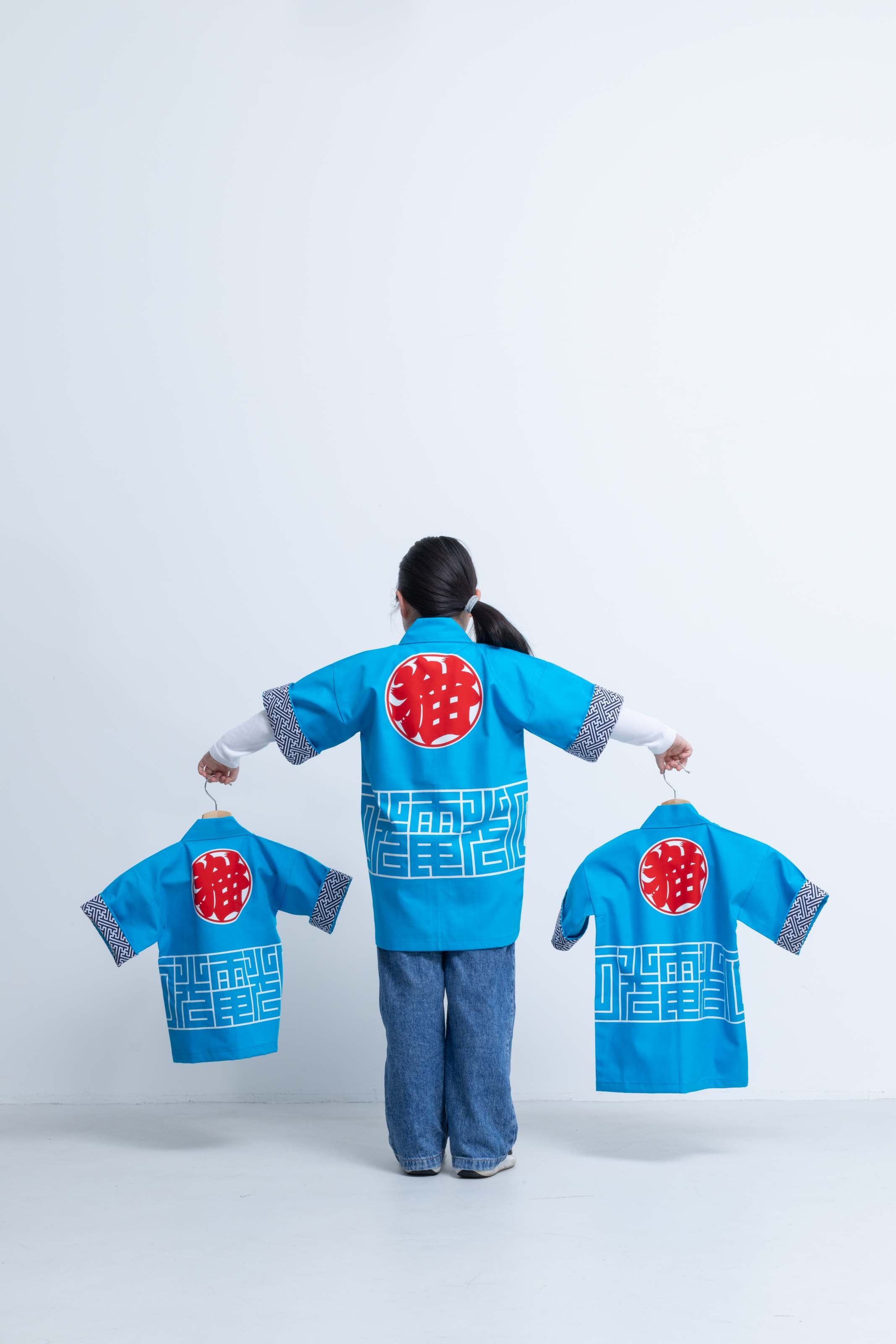KIDS "110" SHIRUSHIZOME HANTEN - KONEKO / Denkosekka