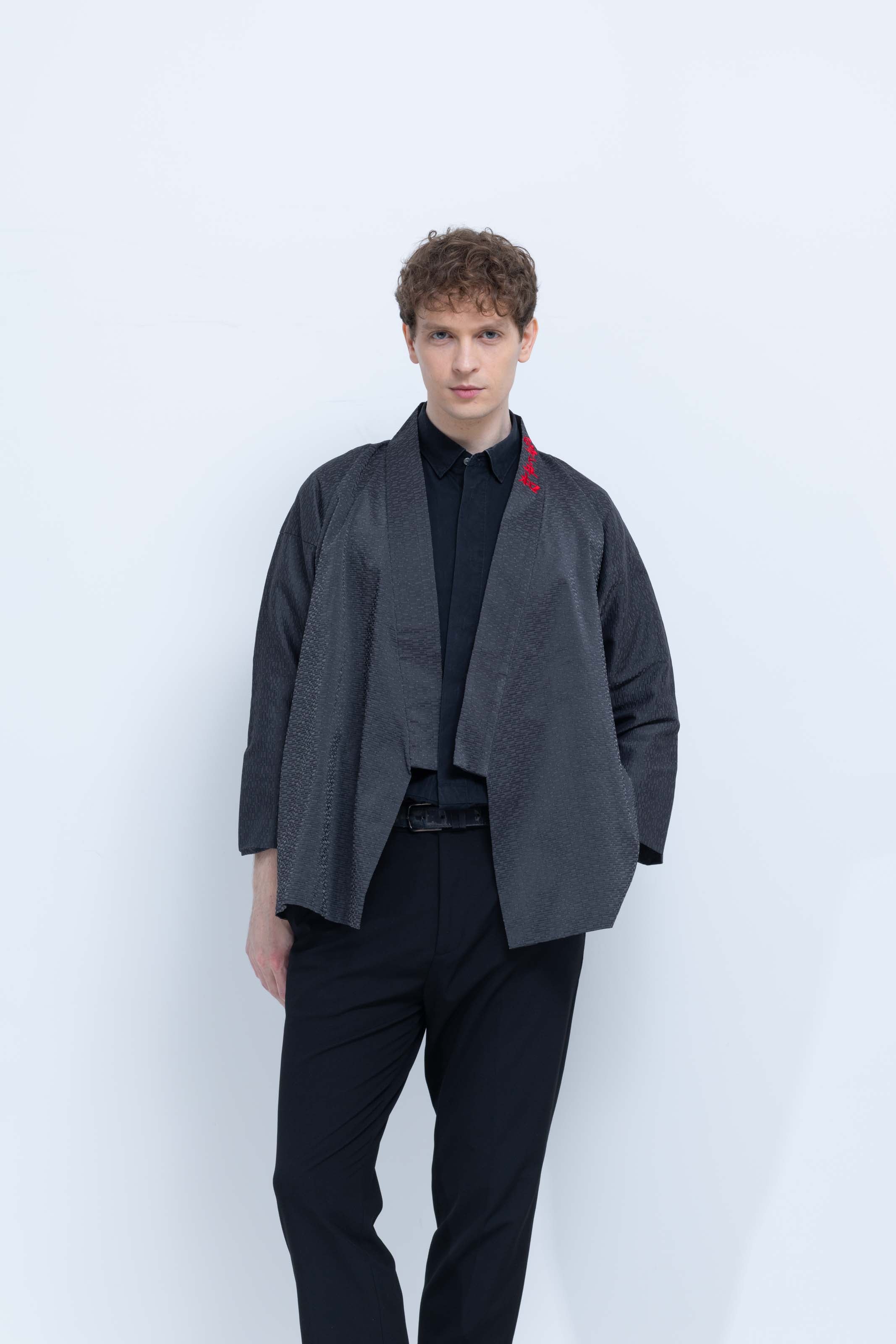 OHARAME KIMONO JACKET / red / 墨-sumi-