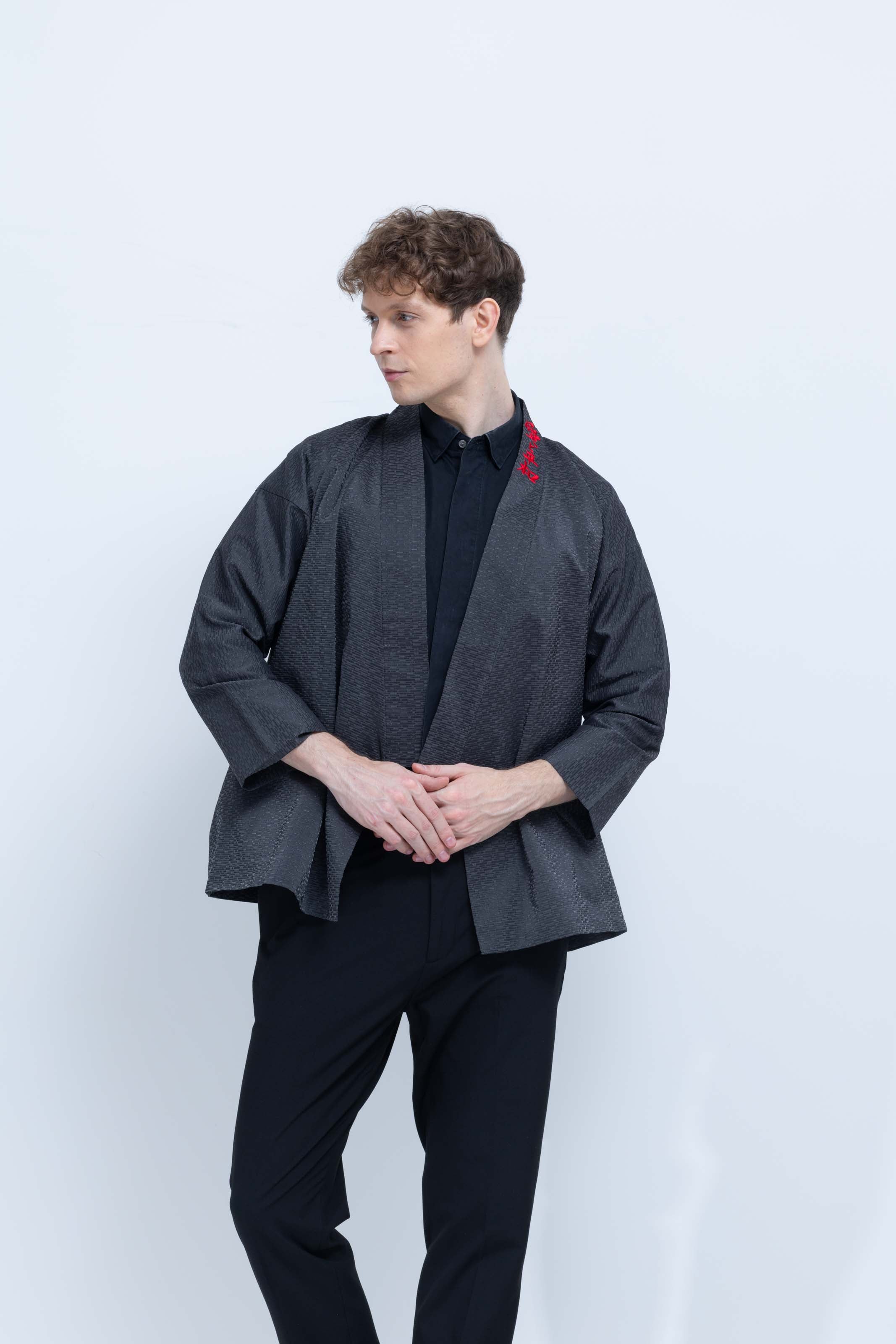 OHARAME KIMONO JACKET / red / 墨-sumi-