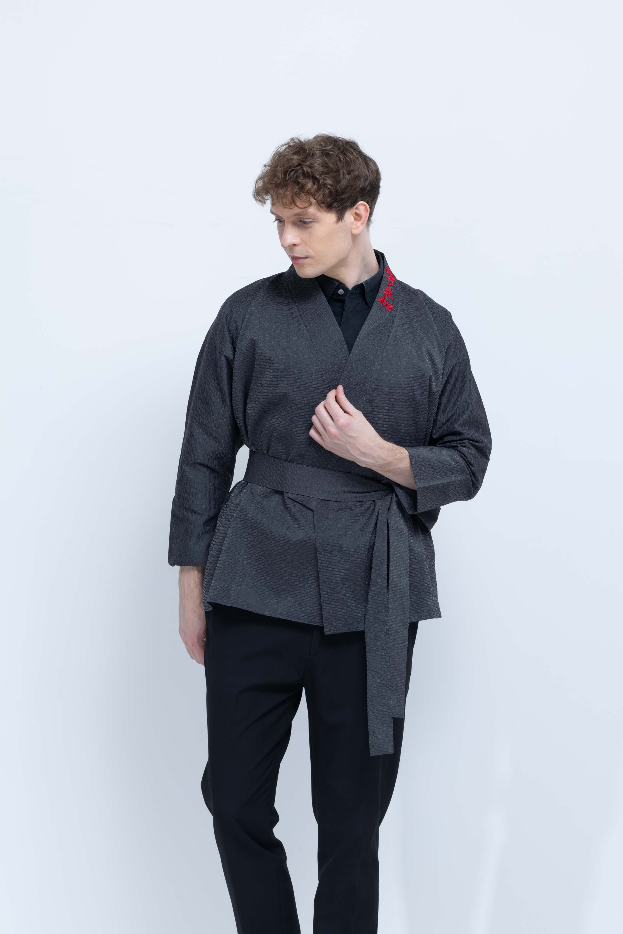 OHARAME KIMONO JACKET / red / 墨-sumi-