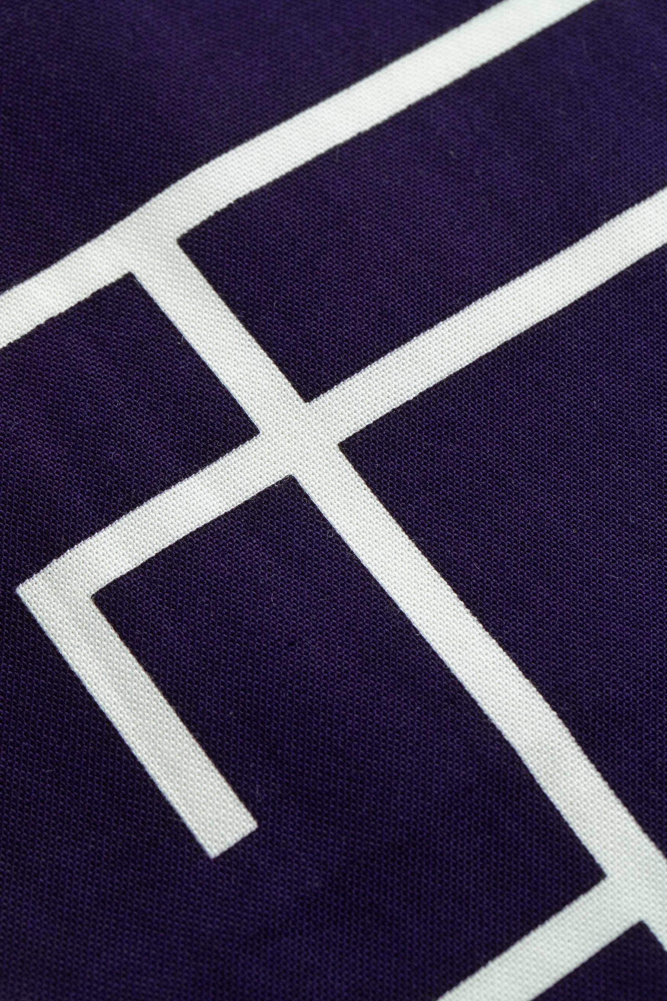 CAT -LIGHTNING SPEED- SHIRUSHI-ZOME HANTEN JACKET/ MURASAKI / 猫 -電光石火- 印染半纏