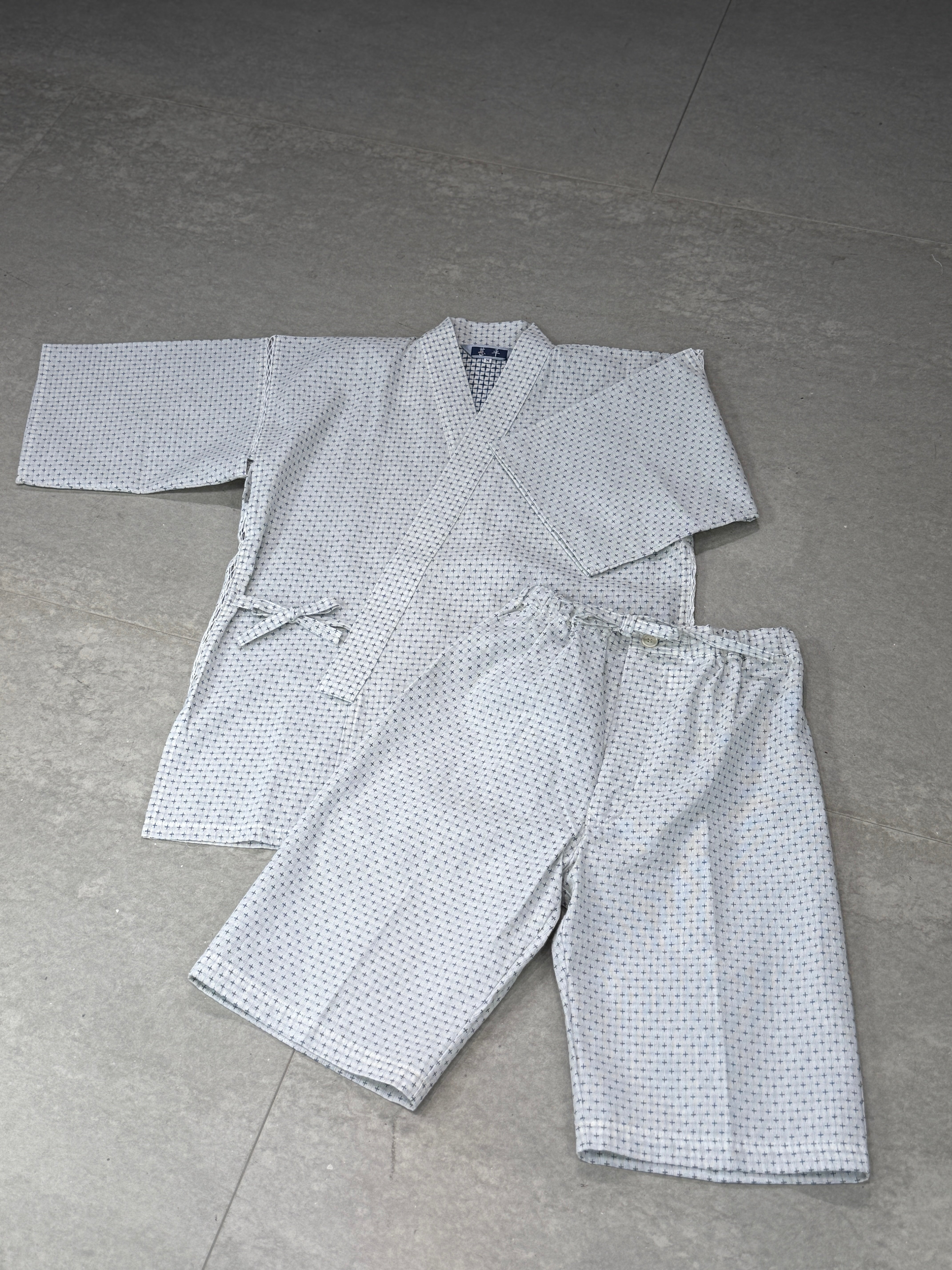 [参SELECT] Juji Sashiko Jinbei White L