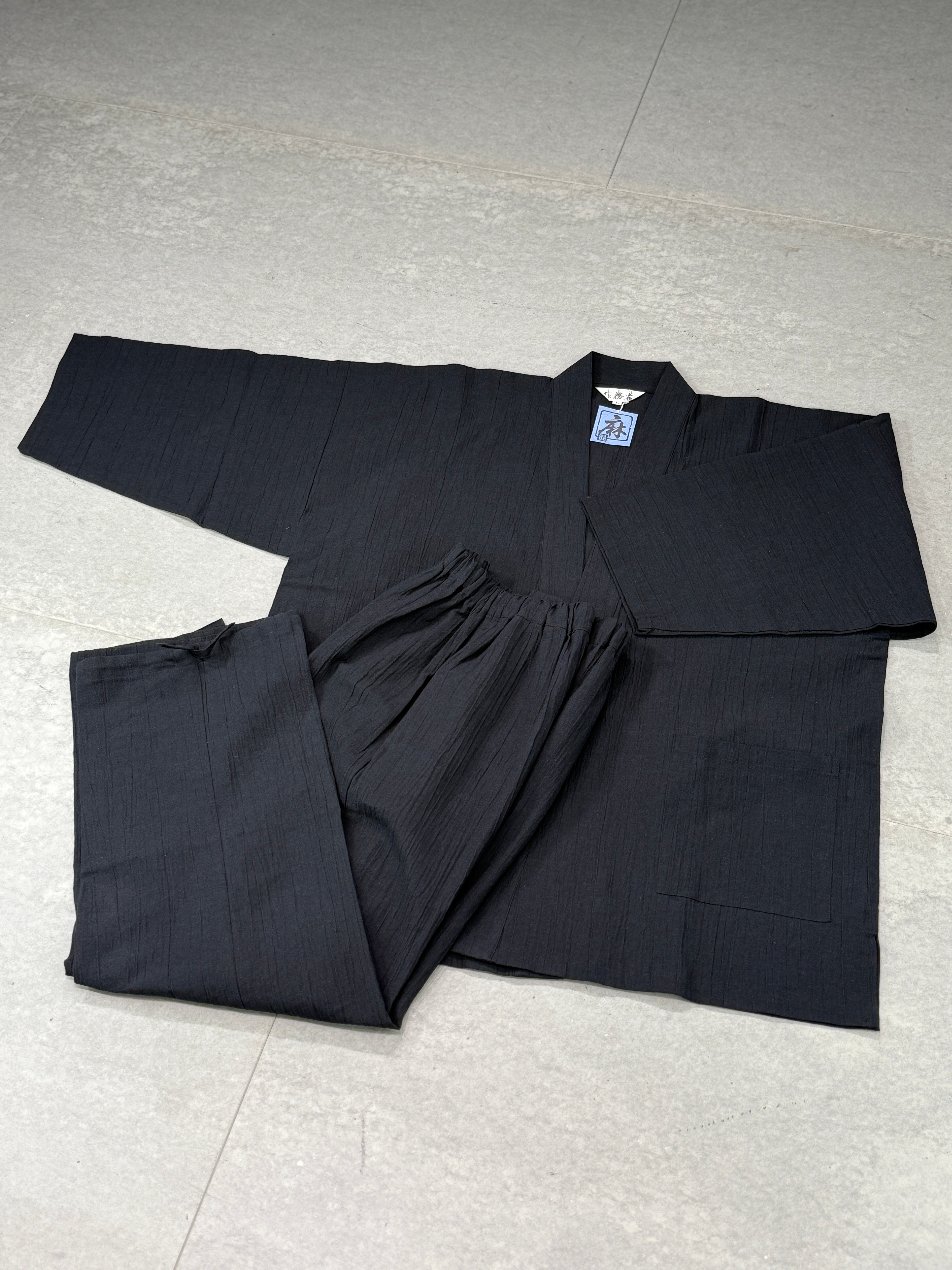 [参SELECT] Samue—Traditional monk's working clothes Black L