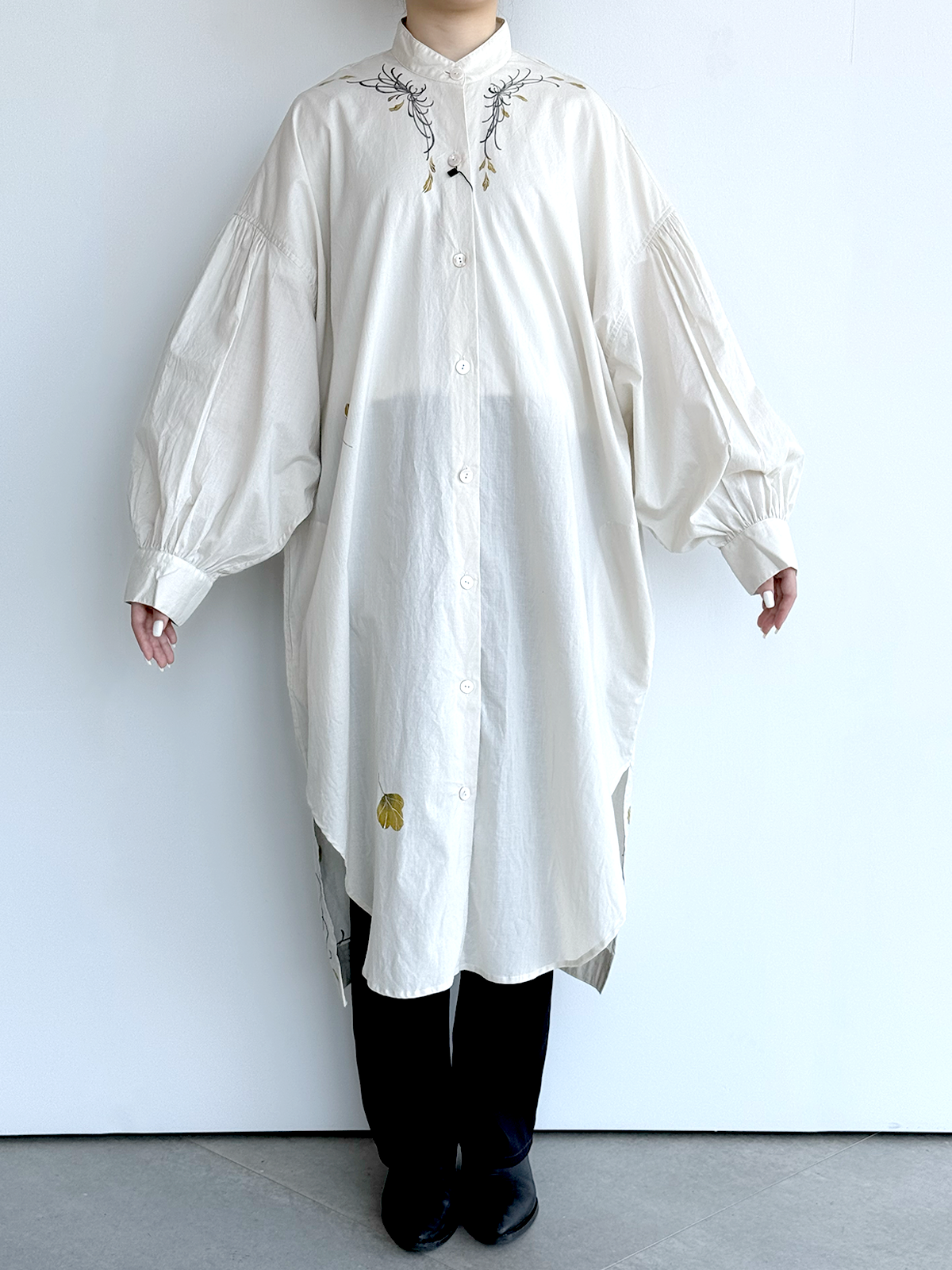 [SANKI ZAKKA SELECT] Volume sleeve blouse - Ecru - Rangiku
