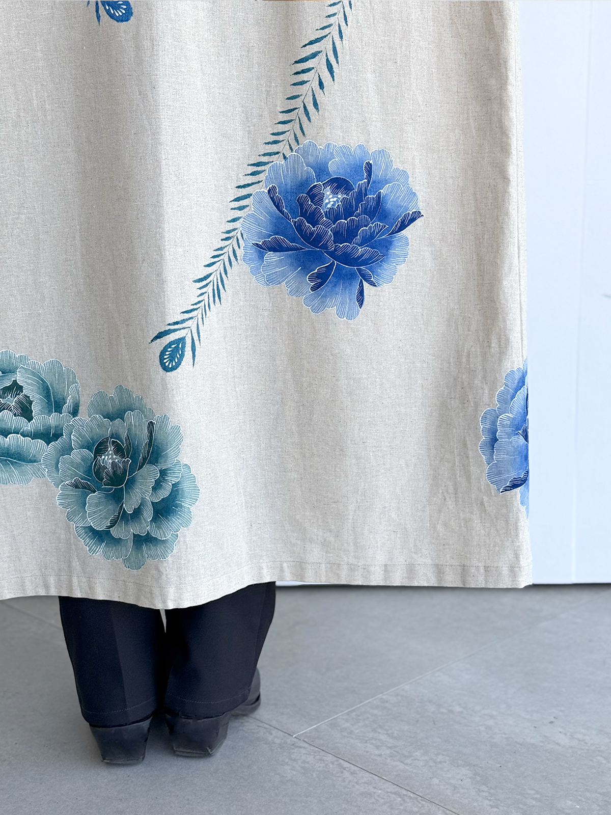 [SANKI ZAKKA SELECT] Gown Jacket - Beige - Phoenix and peony
