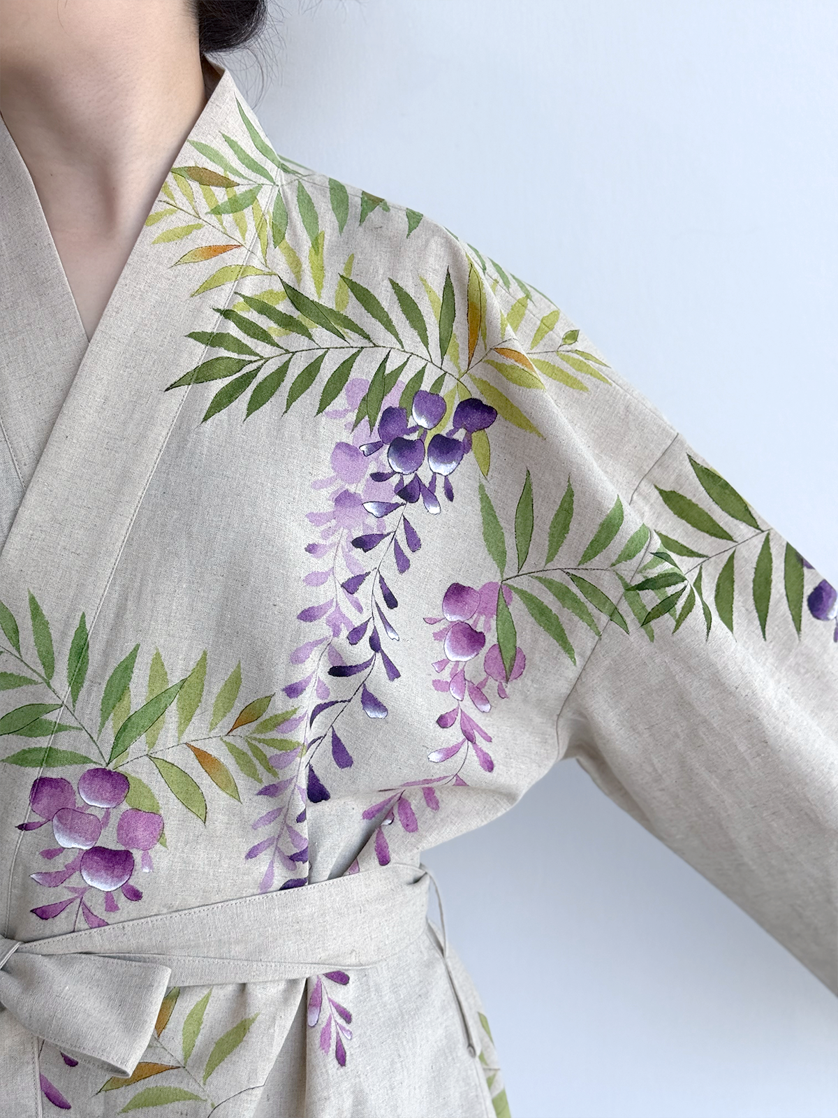 [SANKI ZAKKA SELECT] Gown Jacket - Beige - Wisteria