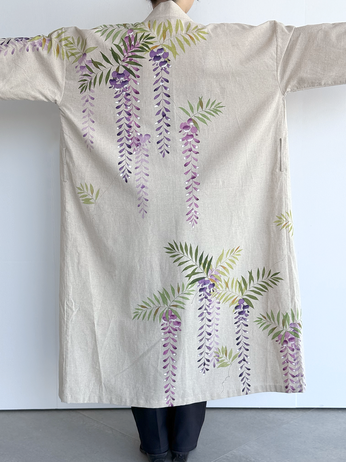 [SANKI ZAKKA SELECT] Gown Jacket - Beige - Wisteria