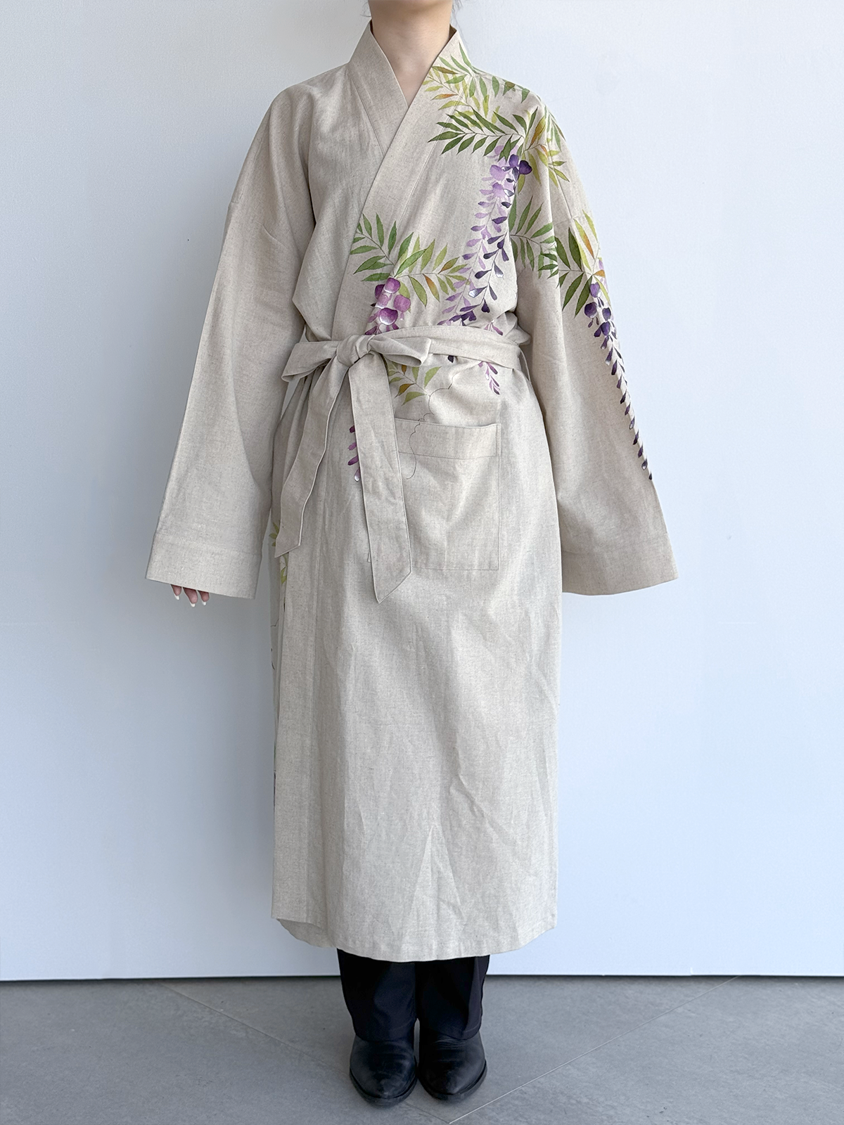 [SANKI ZAKKA SELECT] Gown Jacket - Beige - Wisteria