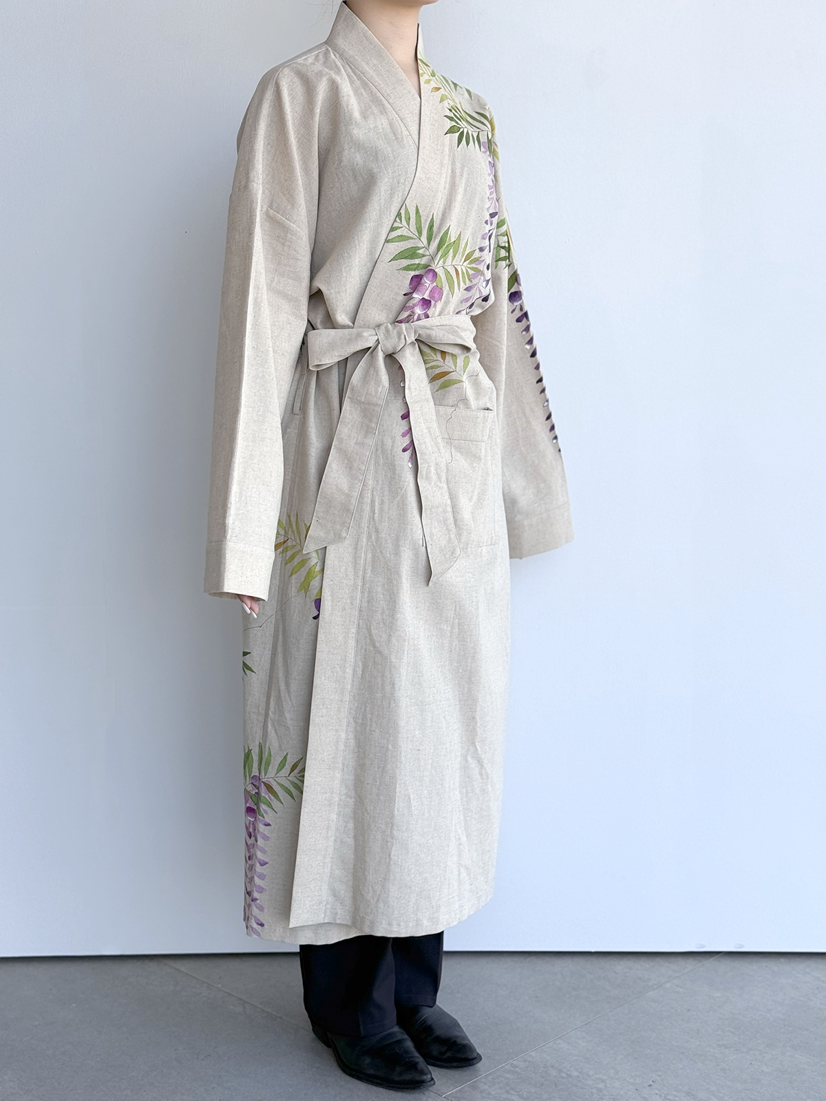[SANKI ZAKKA SELECT] Gown Jacket - Beige - Wisteria