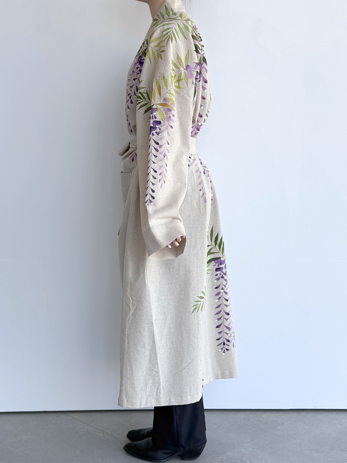 [SANKI ZAKKA SELECT] Gown Jacket - Beige - Wisteria