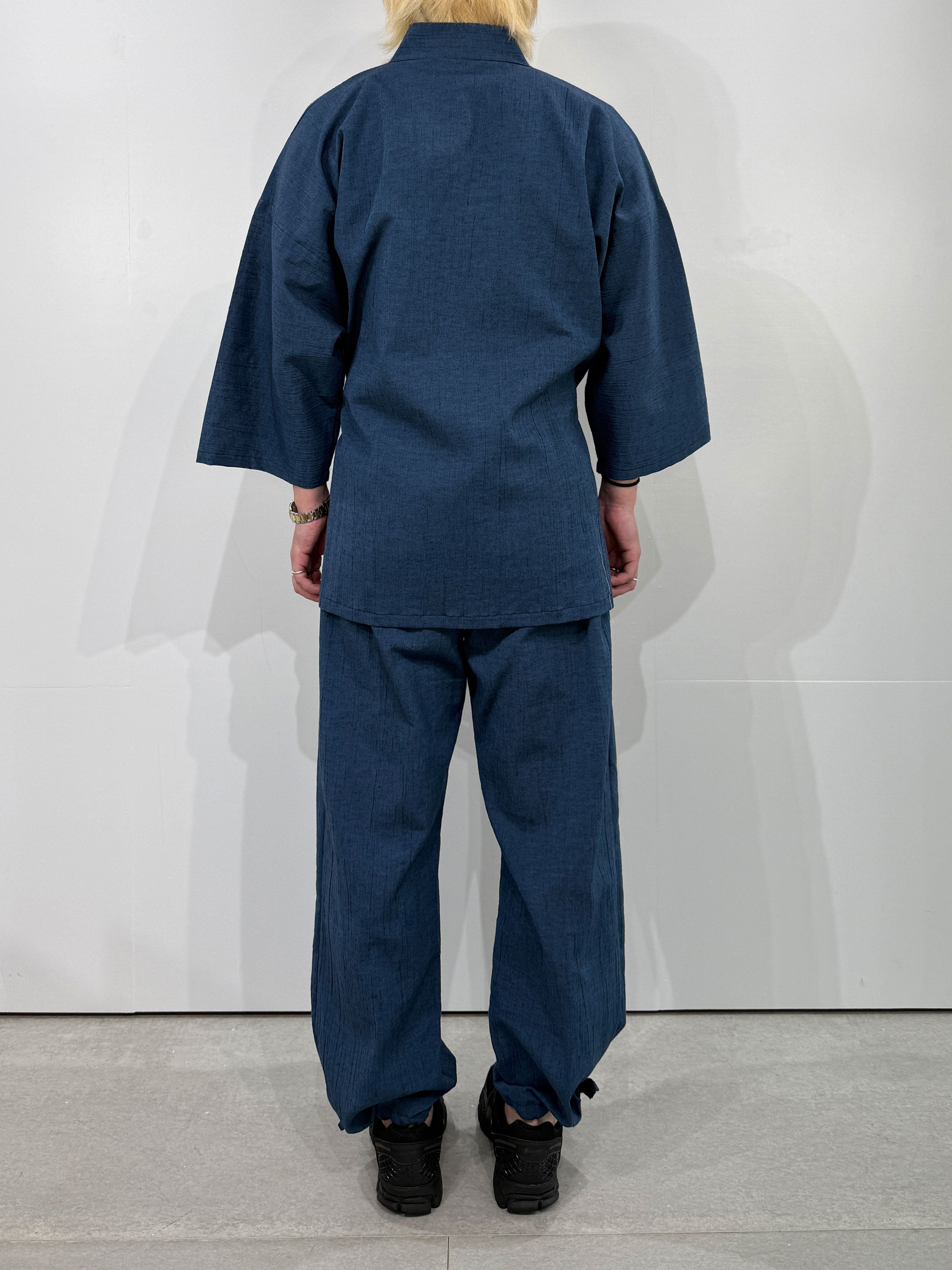 [参SELECT] Samue—Traditional monk's working clothes Blue L