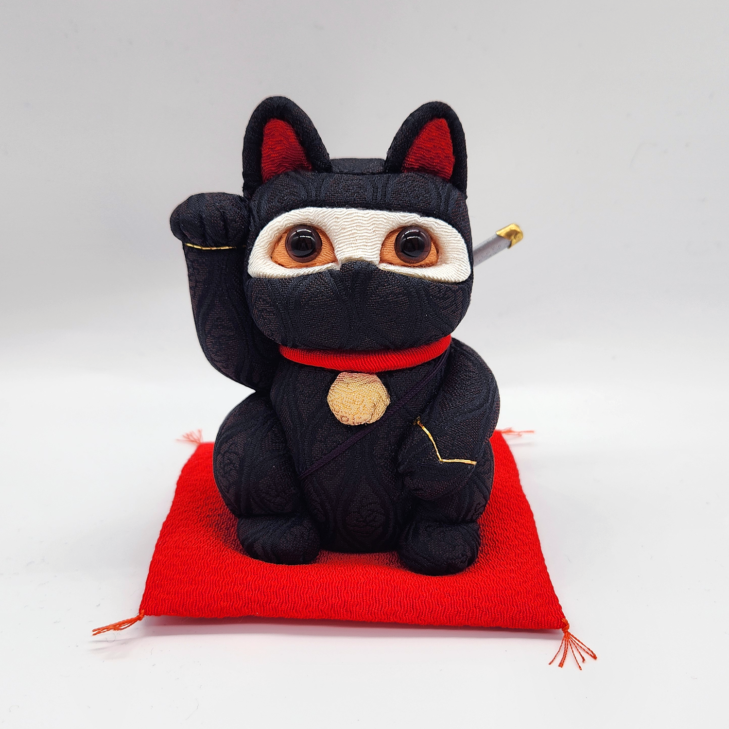 [SANKI ZAKKA SELECT] Ninja Lucky Cat - Black