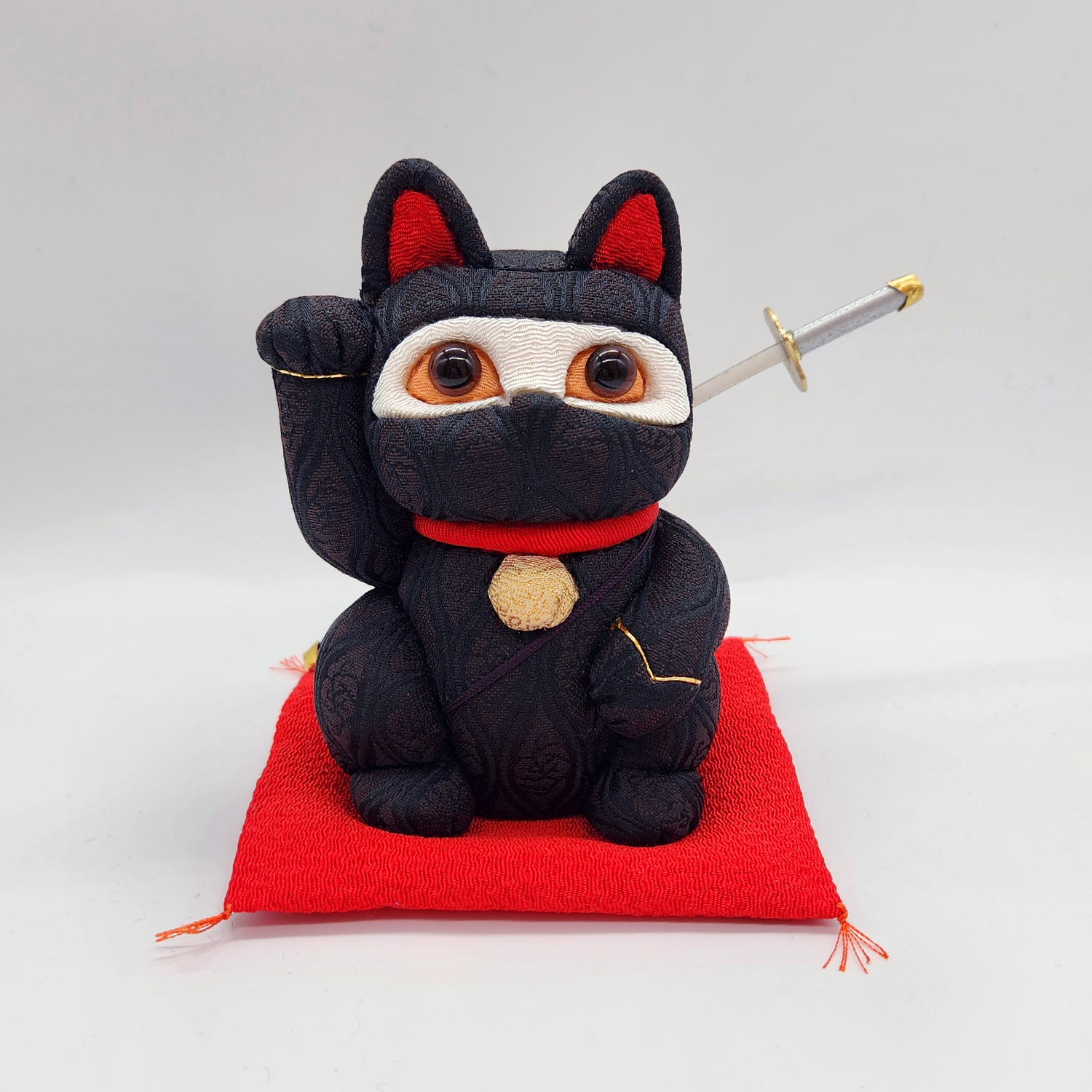 [SANKI ZAKKA SELECT] Ninja Lucky Cat - Black