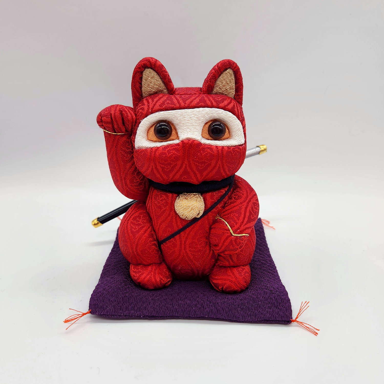 [SANKI ZAKKA SELECT] Ninja Lucky Cat - Red