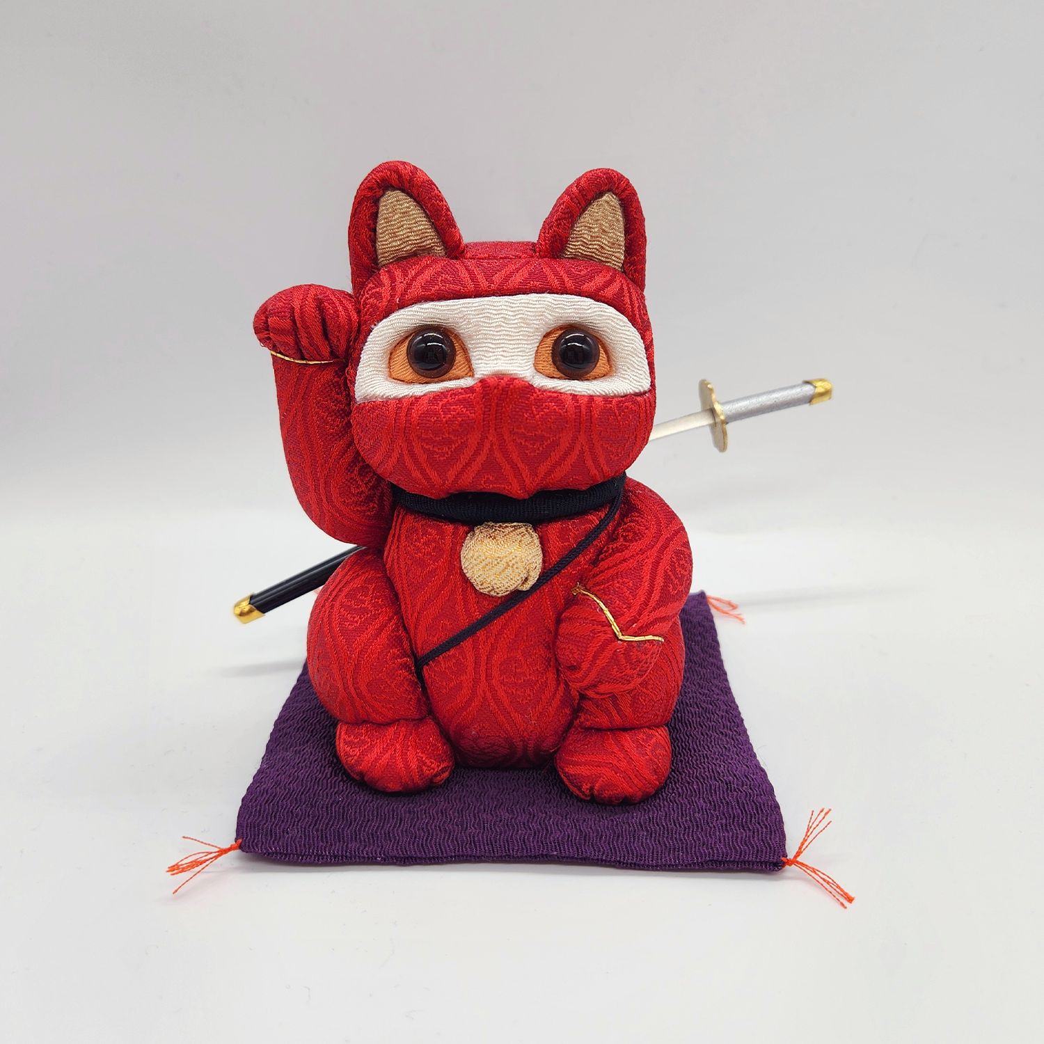 [SANKI ZAKKA SELECT] Ninja Lucky Cat - Red
