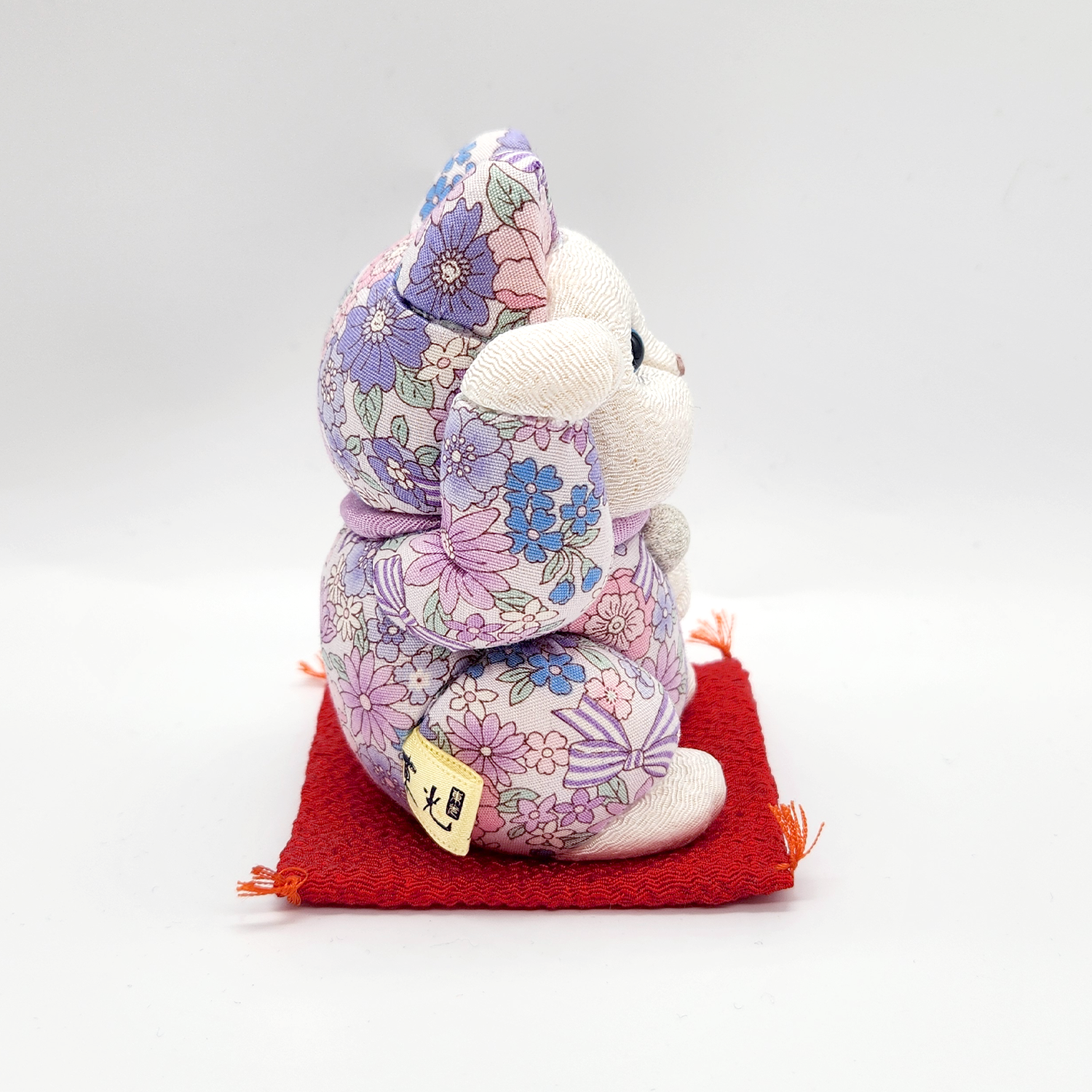 [SANKI ZAKKA SELECT] Original Lucky Cat - Ribbon - Purple