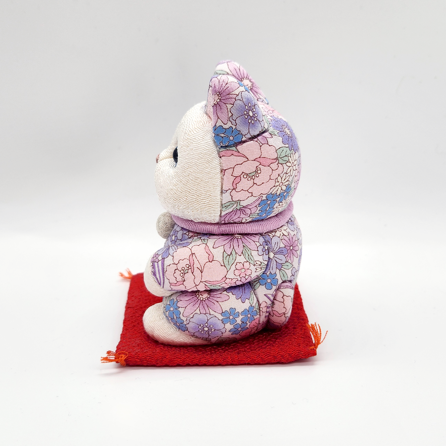 [SANKI ZAKKA SELECT] Original Lucky Cat - Ribbon - Purple
