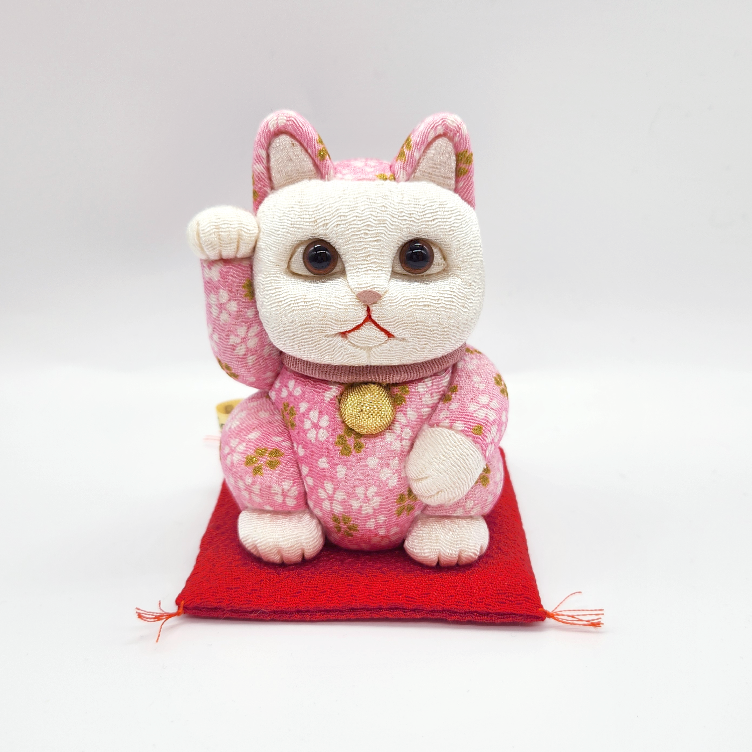 [SANKI ZAKKA SELECT] Original Lucky Cat - Yuzen - Pink