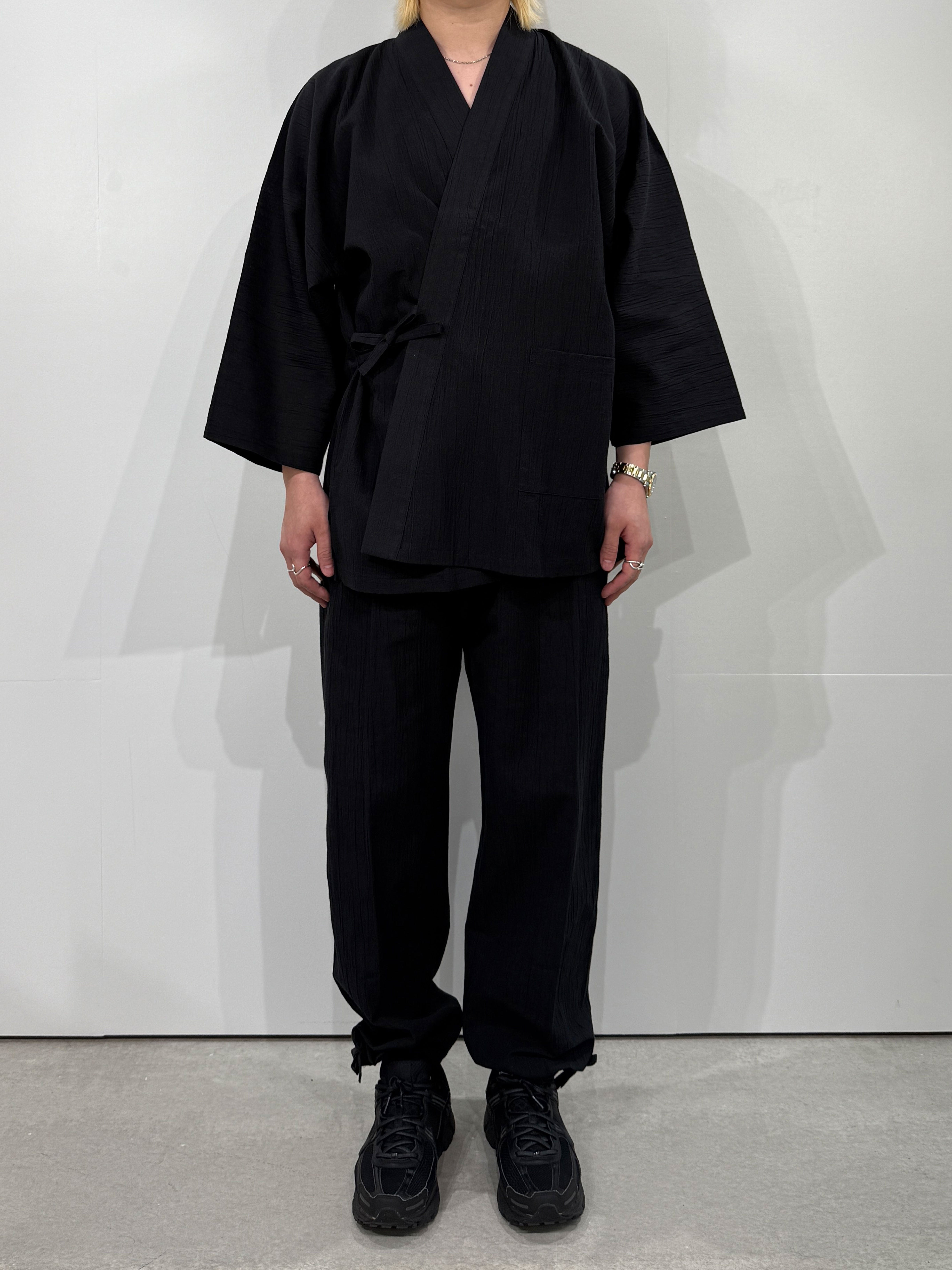 [参SELECT] Samue—Traditional monk's working clothes Black L