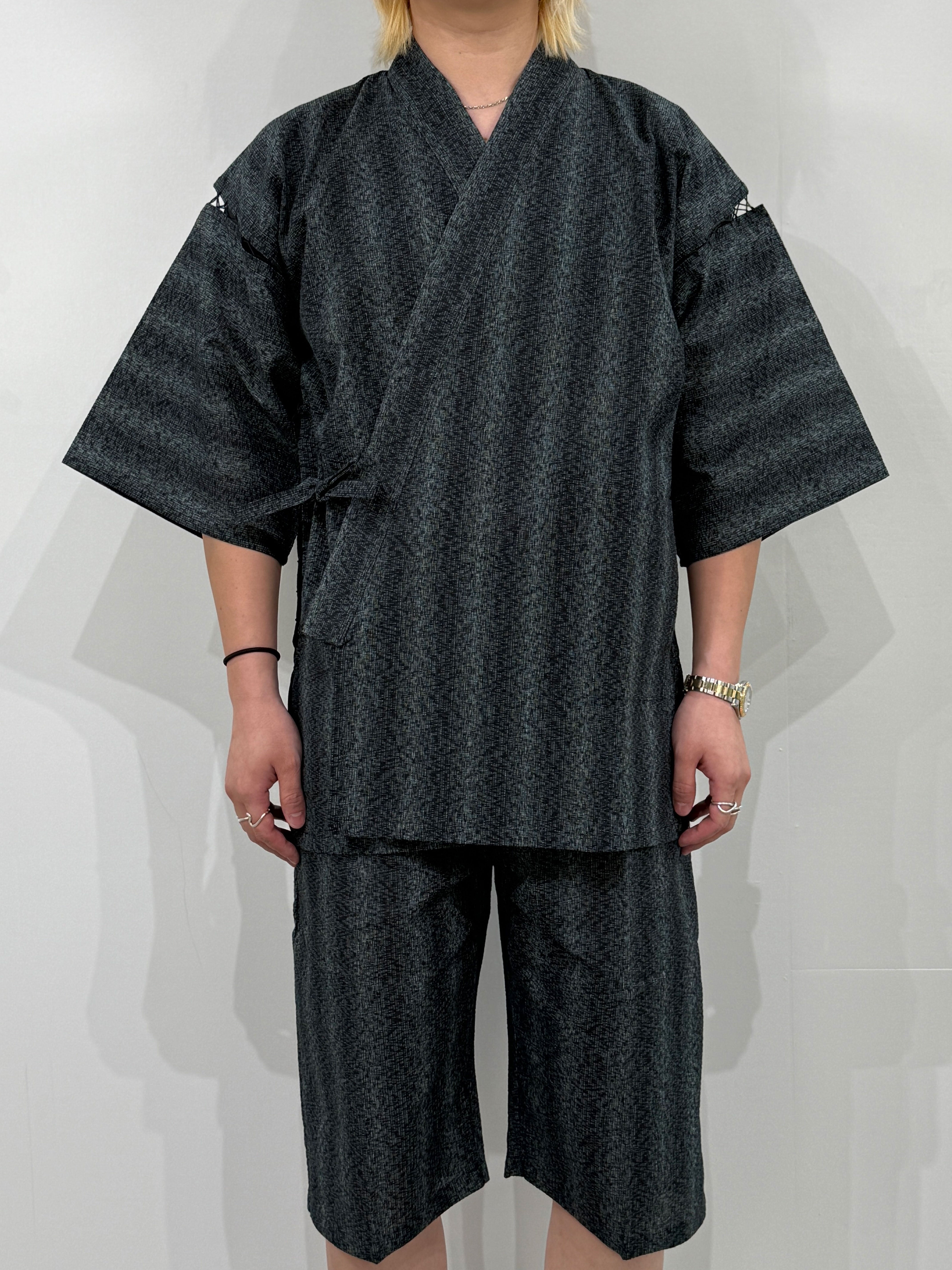 [参SELECT] Kasuri (Faded pattern) Jinbei Glay L