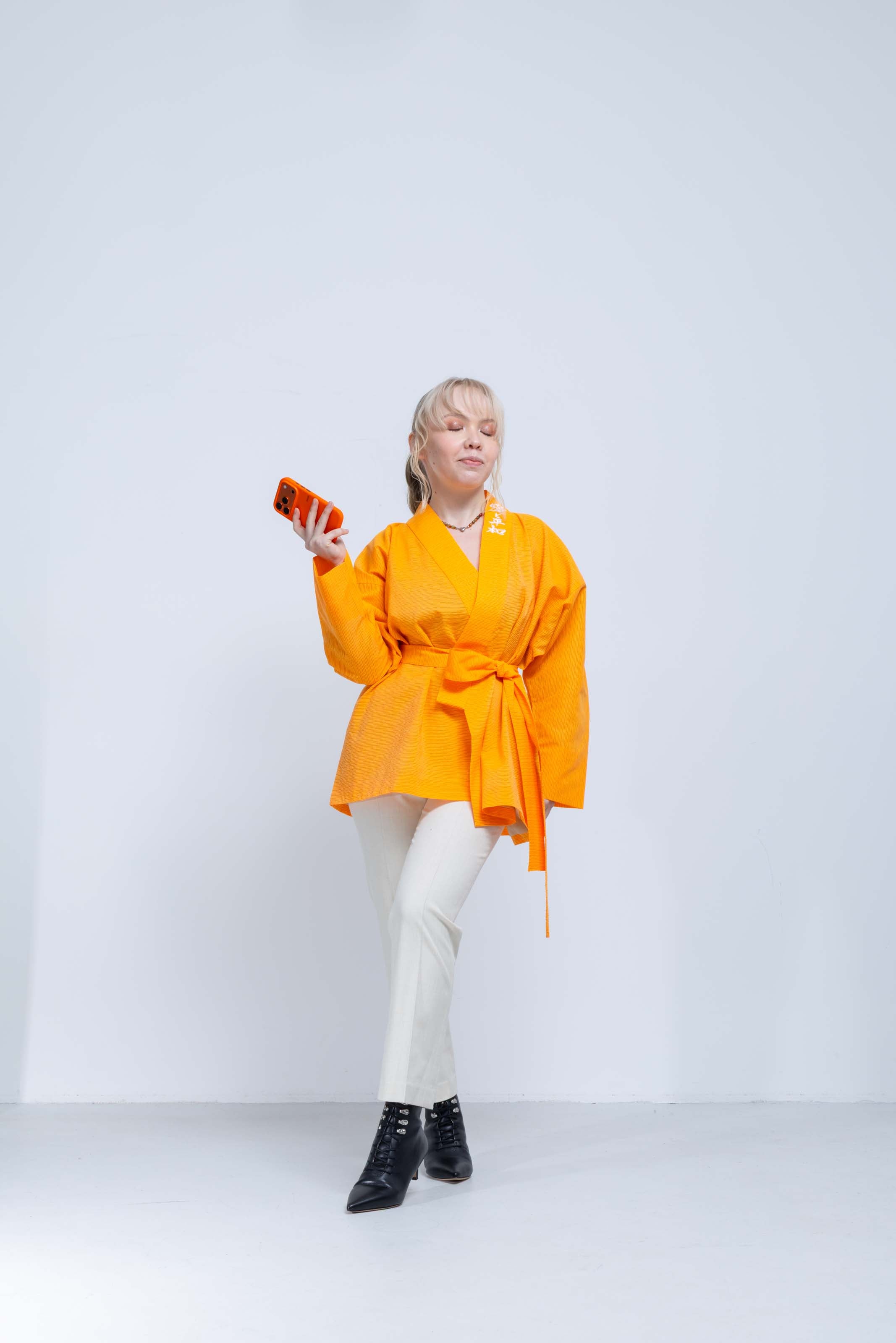 OHARAME KIMONO JACKET / 柚子-yuzu-
