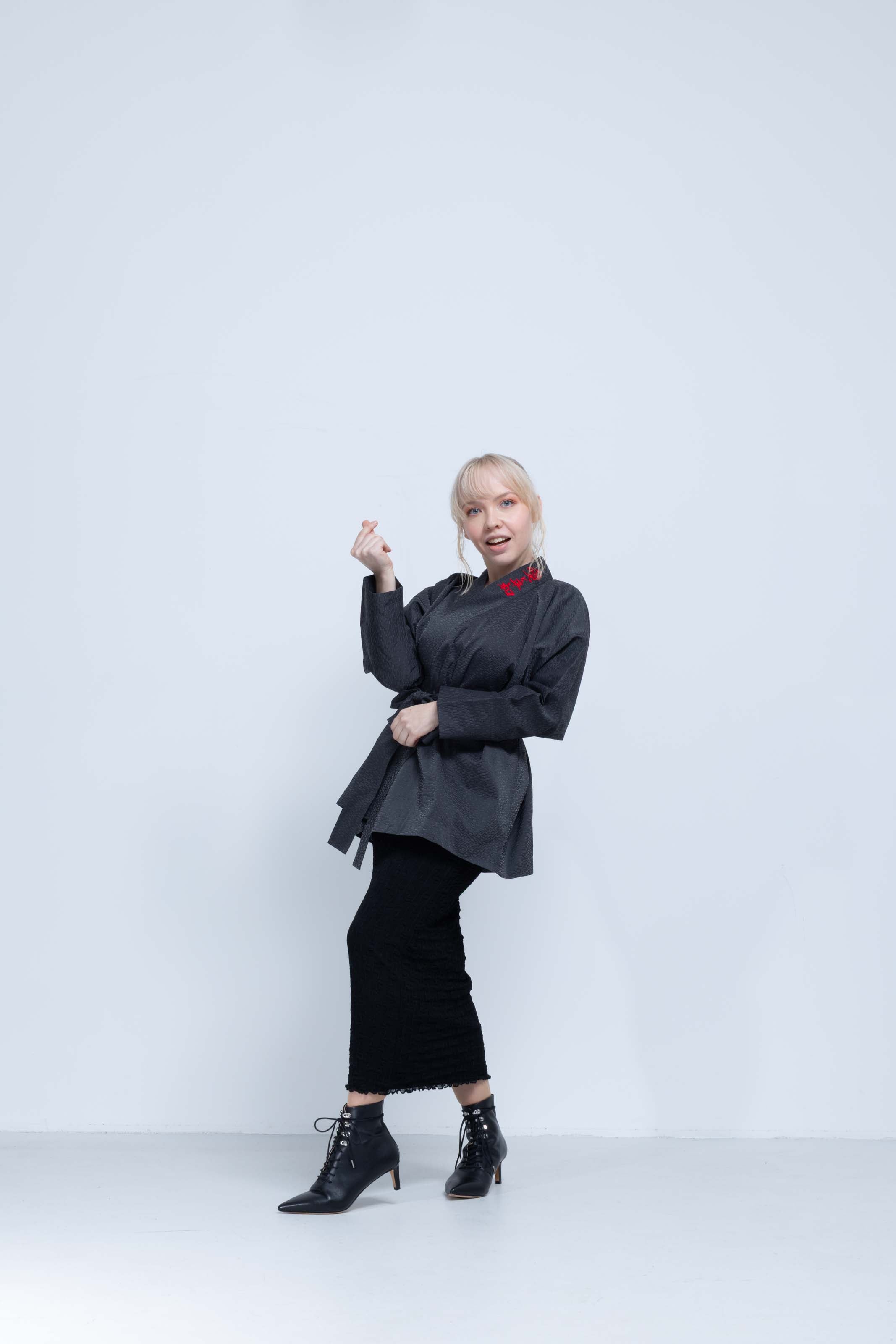 OHARAME KIMONO JACKET / red / 墨-sumi-