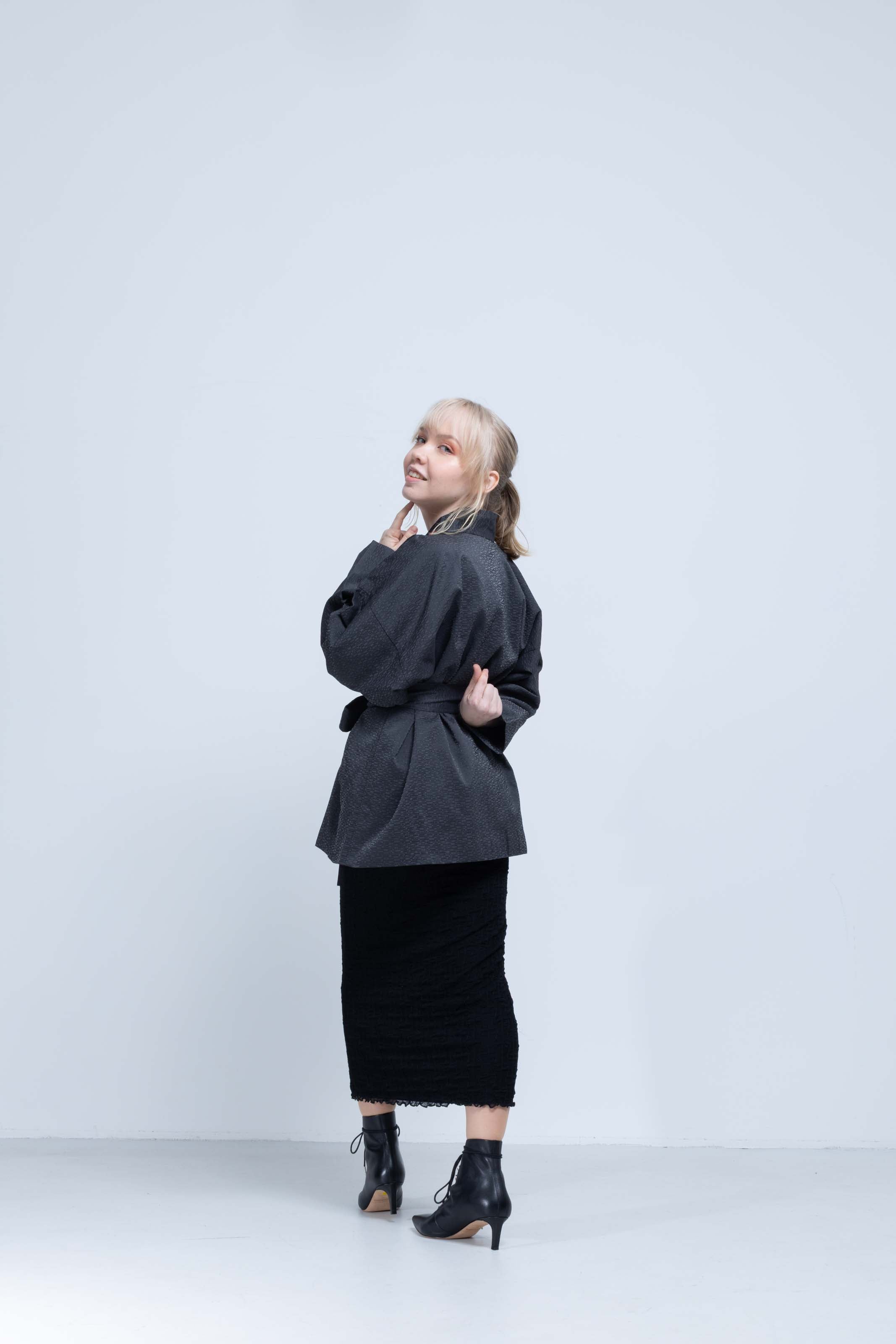 OHARAME KIMONO JACKET / red / 墨-sumi-