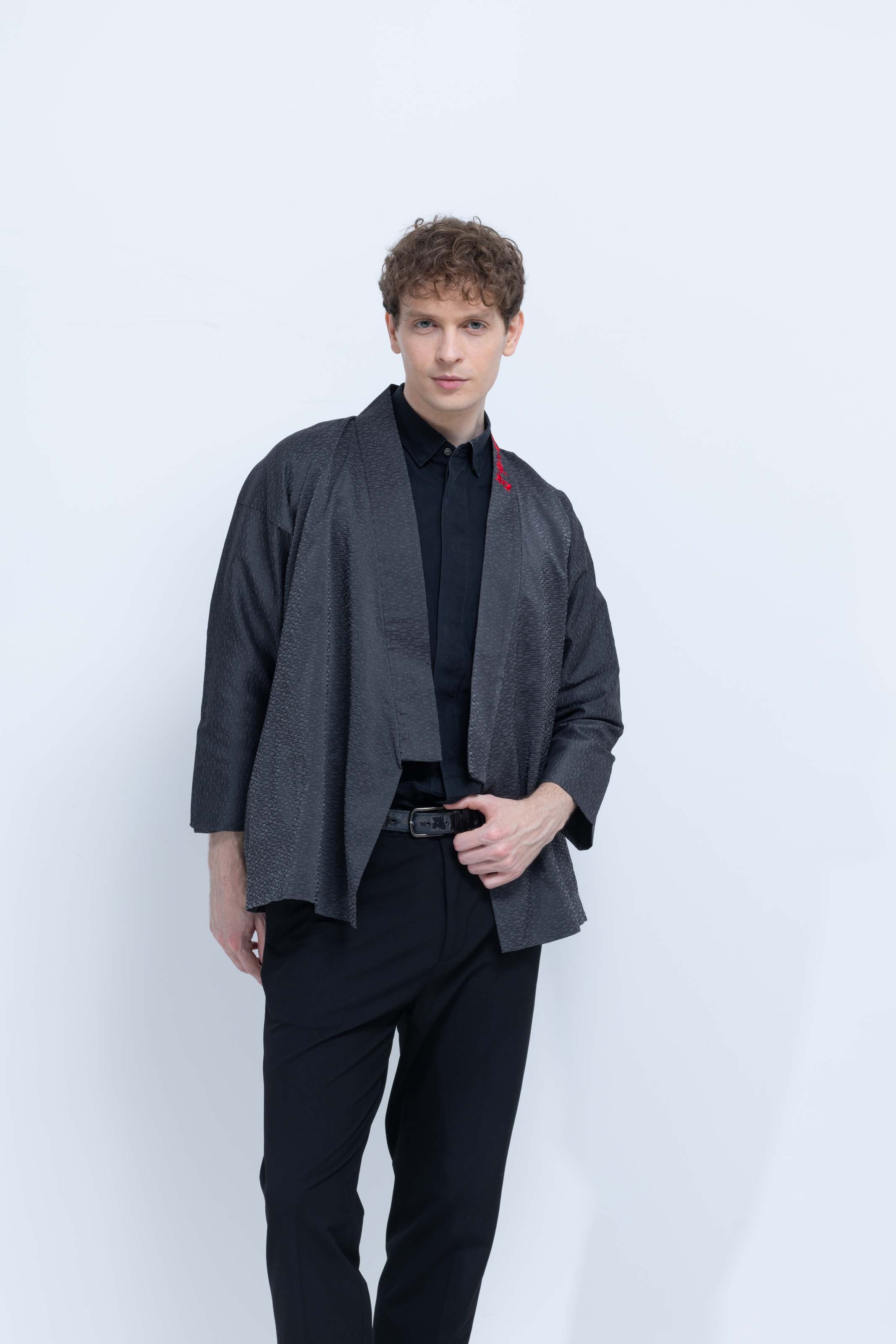 OHARAME KIMONO JACKET / red / 墨-sumi-