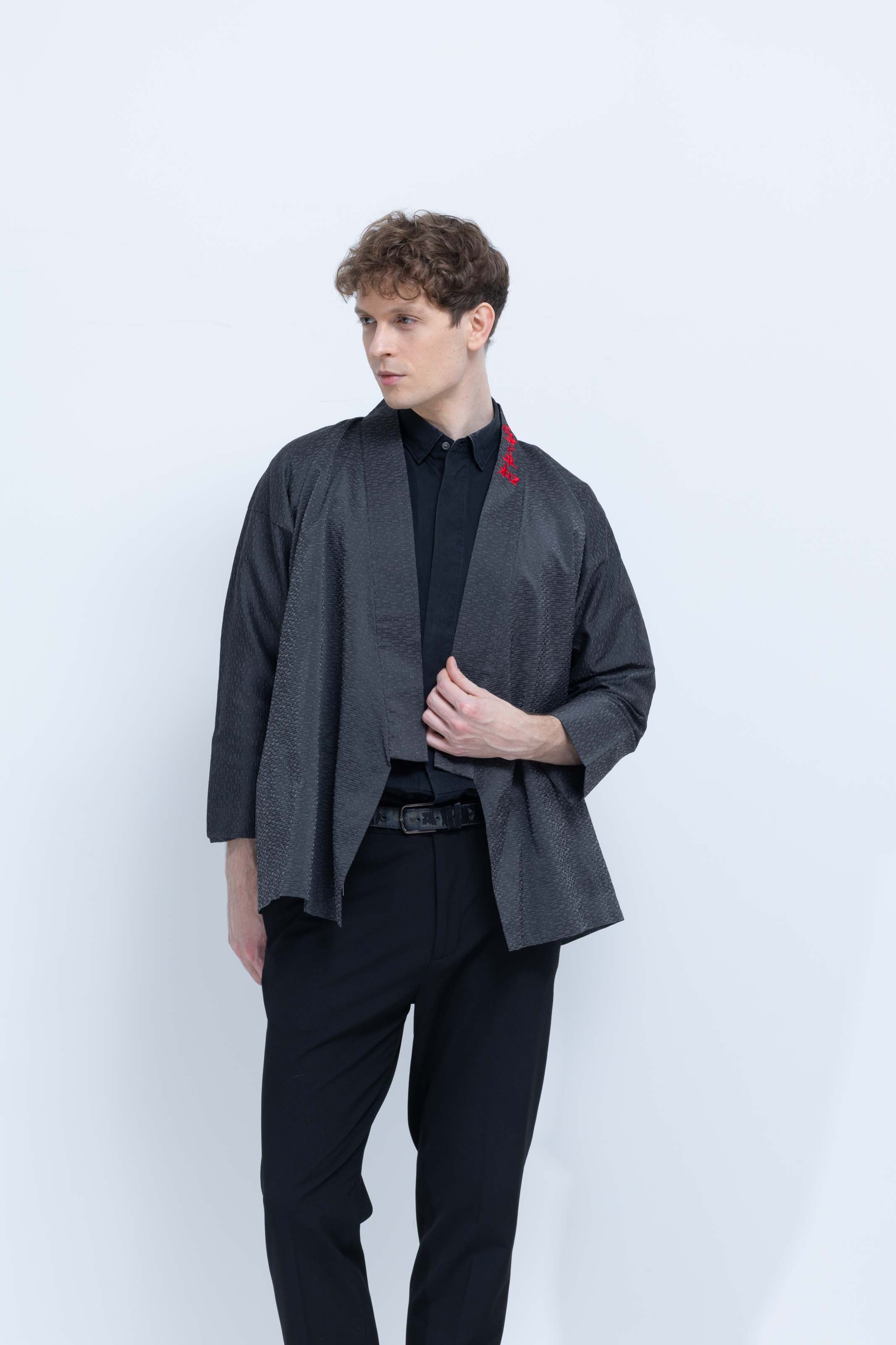 OHARAME KIMONO JACKET / red / 墨-sumi-