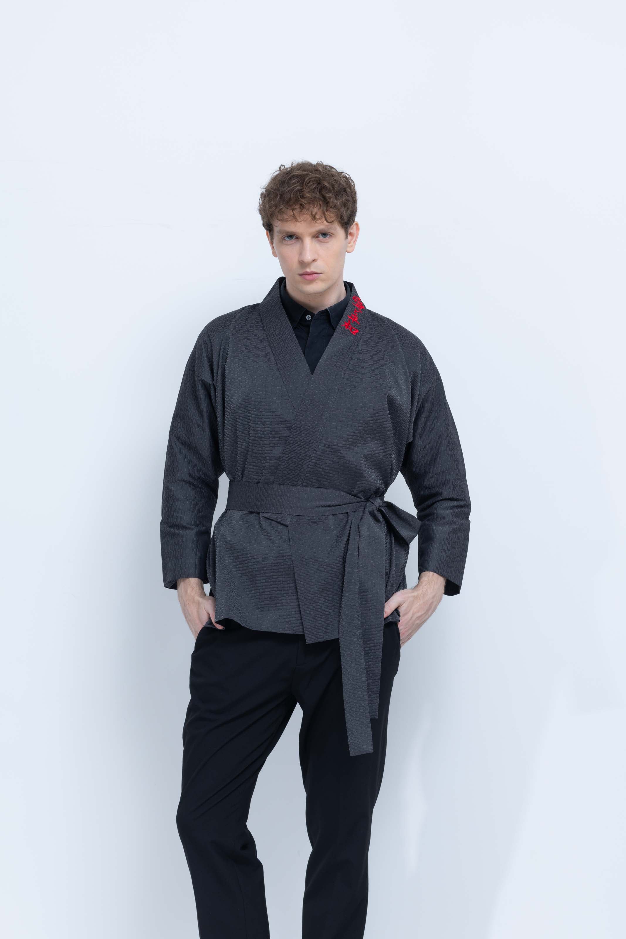 OHARAME KIMONO JACKET / red / 墨-sumi-