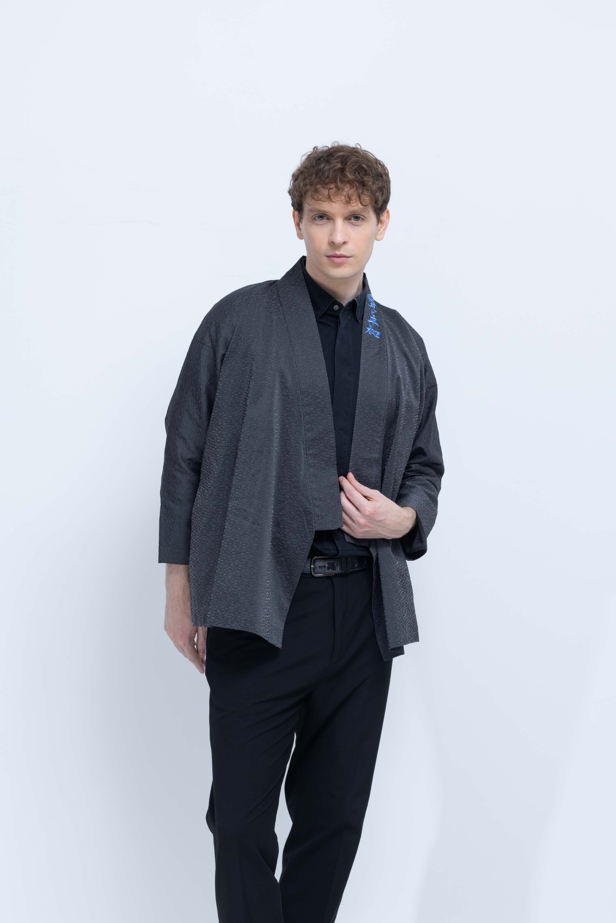 OHARAME KIMONO JACKET / blue / 墨-sumi-