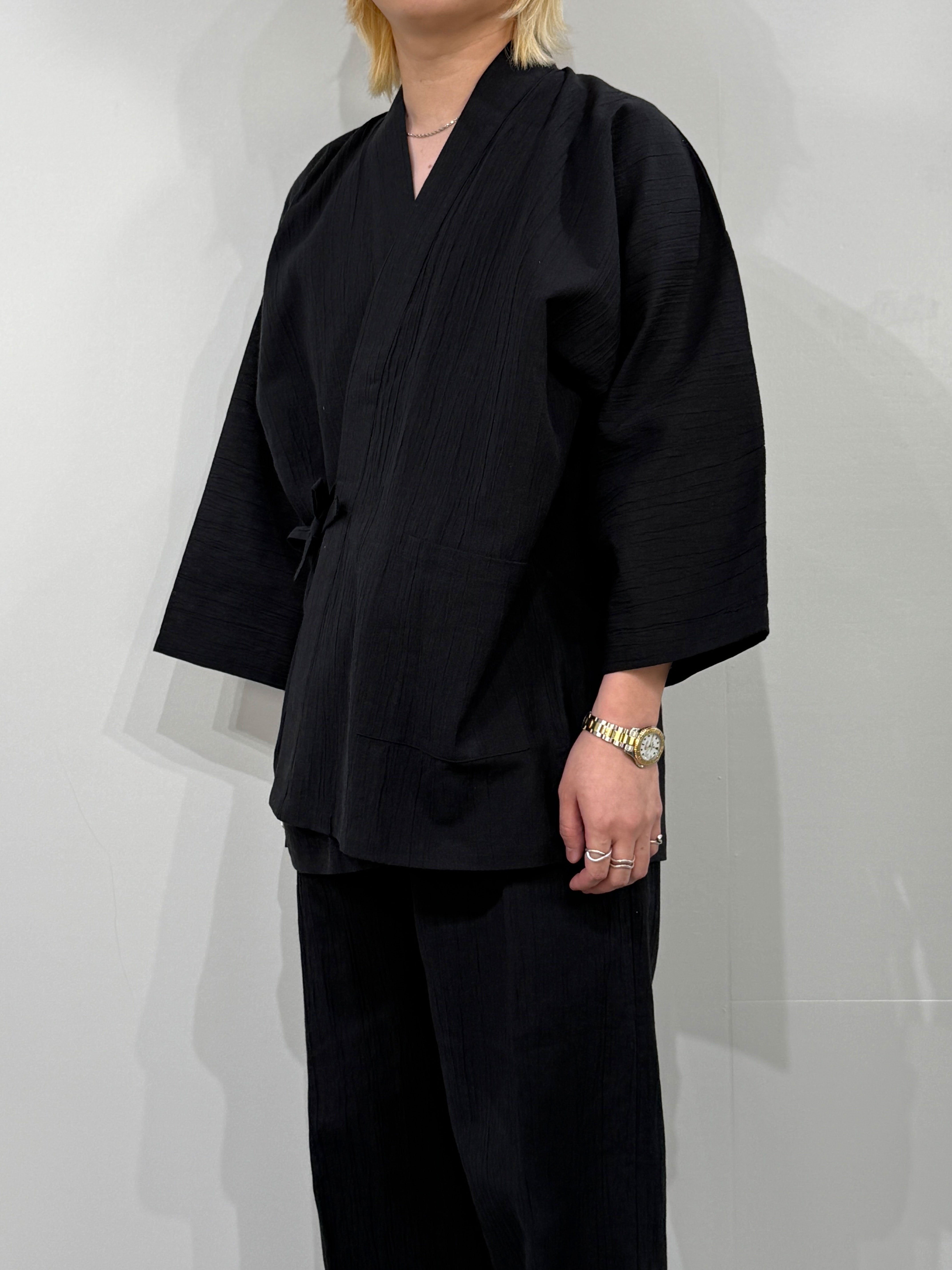 [参SELECT] Samue—Traditional monk's working clothes Black L